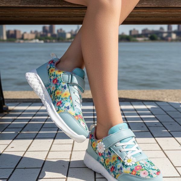 Surge - Blue Floral Printed Sneaker alternate