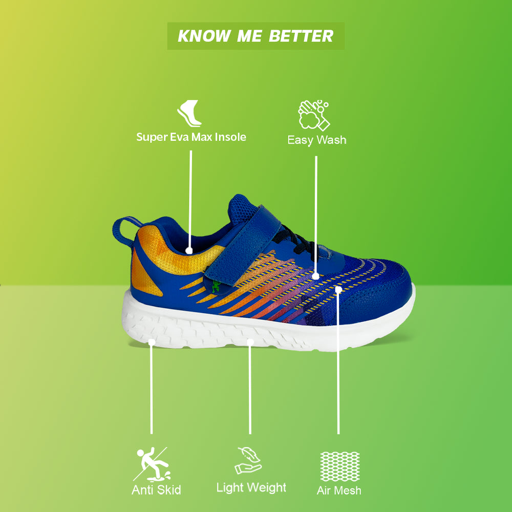 Surge - Navy Yellow Sneaker - Hopits