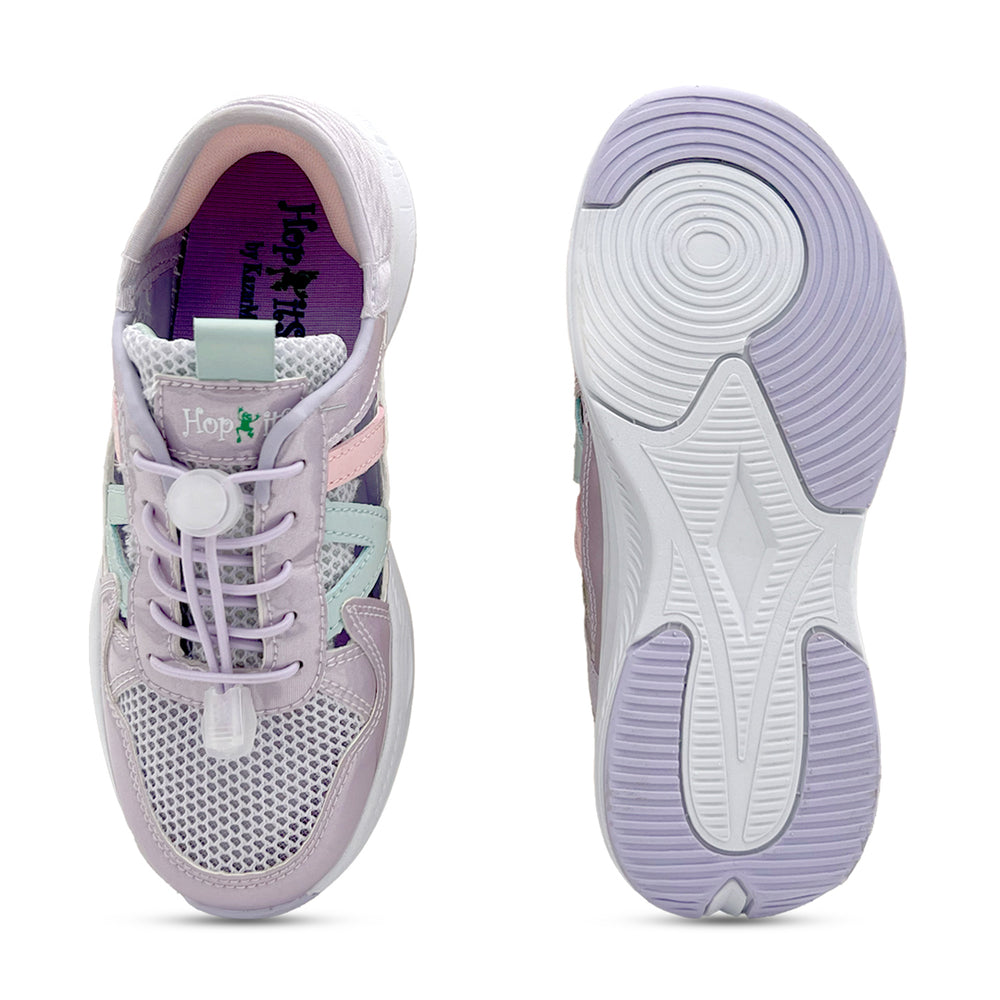 FlexTrek Toggle Clasp Closure Sneaker Shoes-Lavender - Hopits