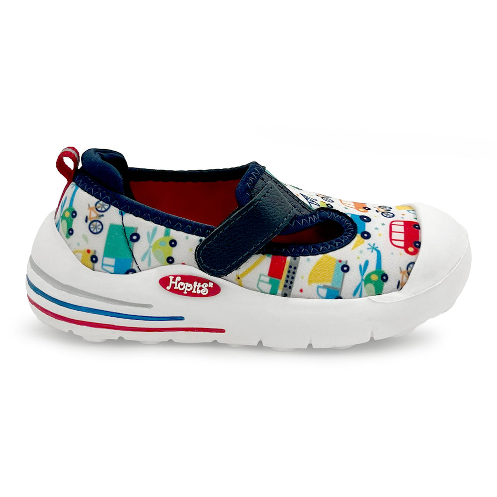 EasyFlex Tots Multi Colourful Vehicle Print - Hopits