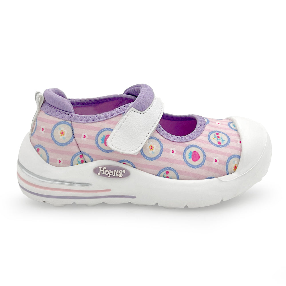 EasyFlex Mary Janes Pink Strawberry Print Ballet Flat - Hopits