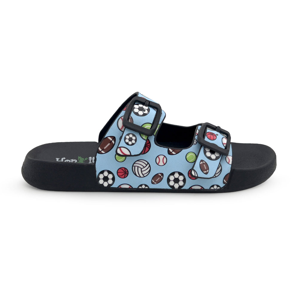 Splash-Steps Blue Balls Printed Waterproof Sandal - Hopits