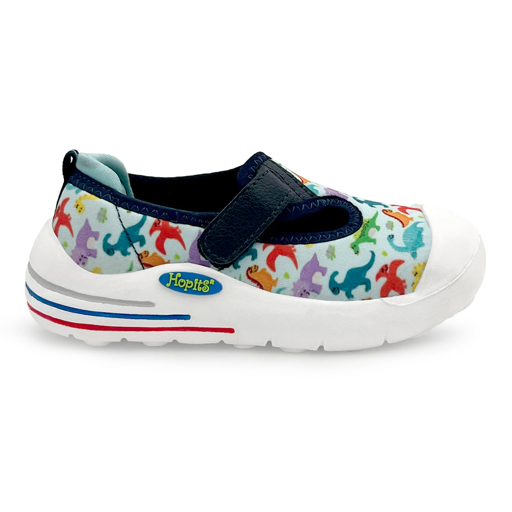 EasyFlex Tots Sky Blue Dinosaur Print - Hopits