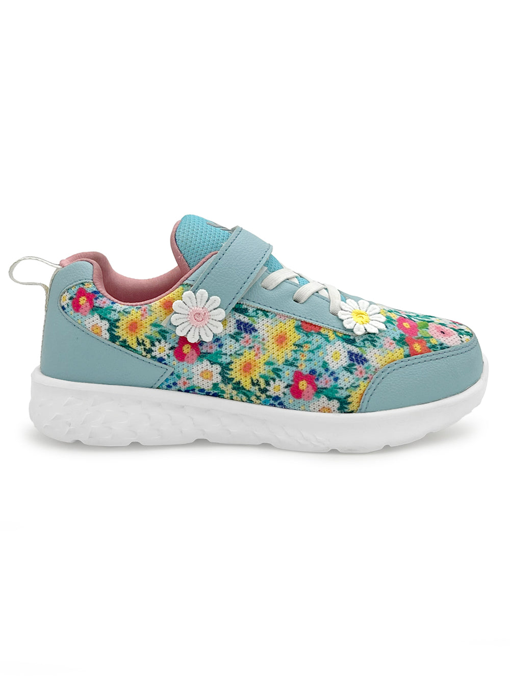 Surge - Blue Floral Printed Sneaker - Hopits