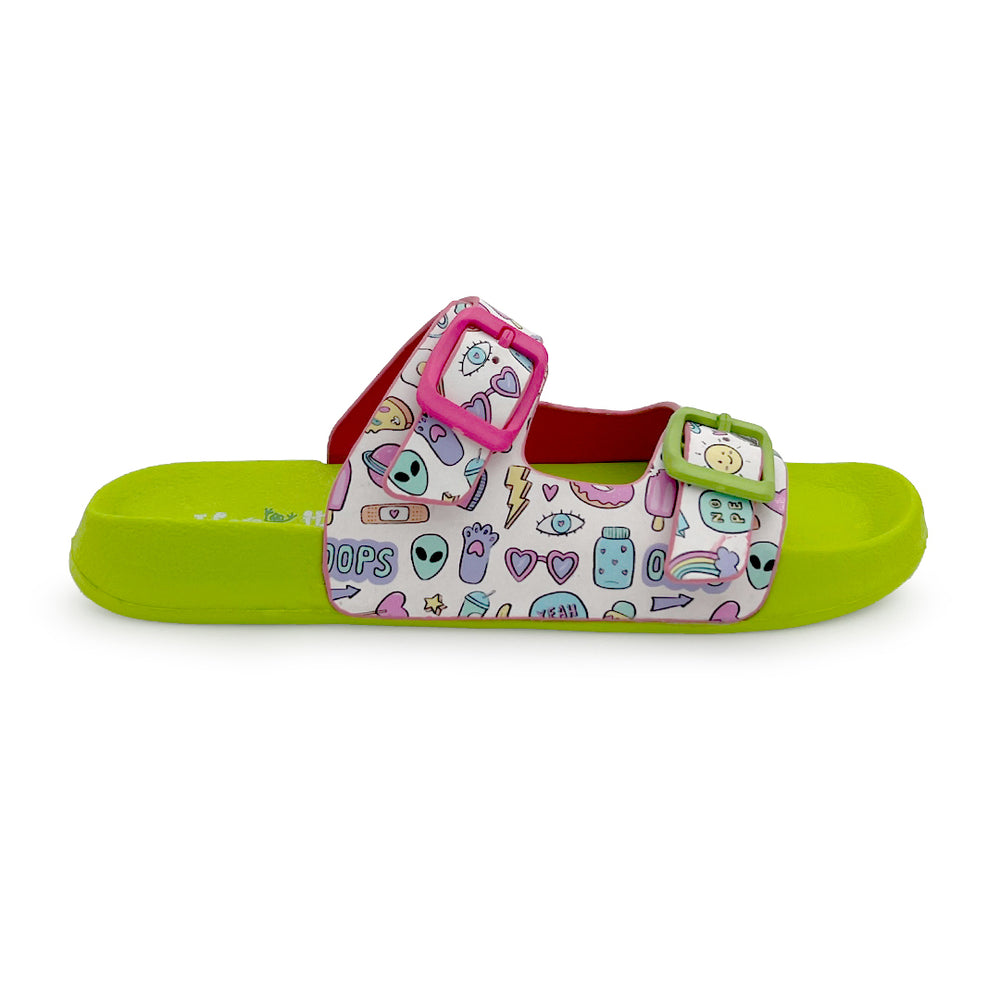 Splash-Steps Multi Pop-Art Printed Waterproof Sandal - Hopits