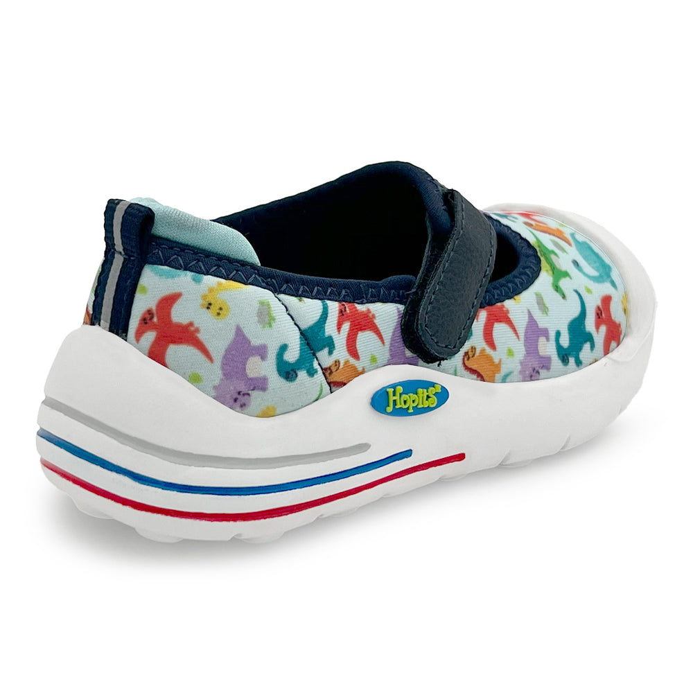 EasyFlex Tots Sky Blue Dinosaur Print - Hopits