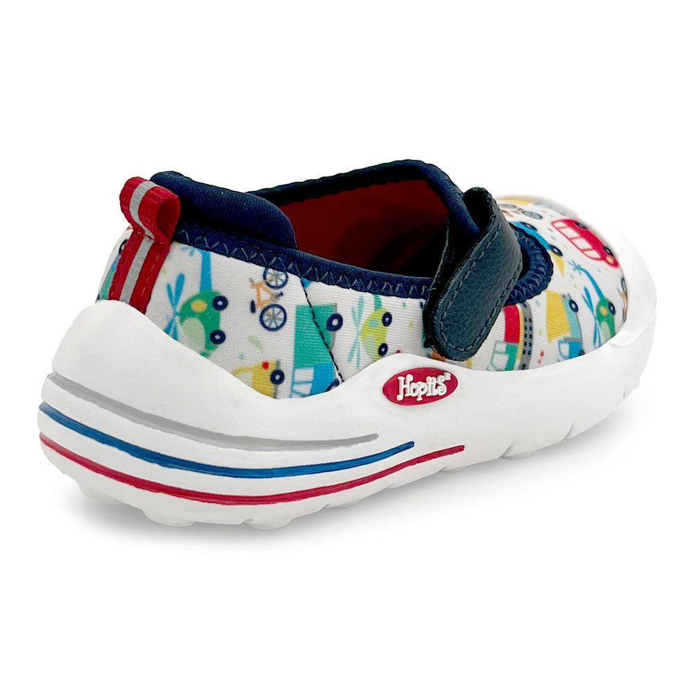 EasyFlex Tots Multi Colourful Vehicle Print - Hopits