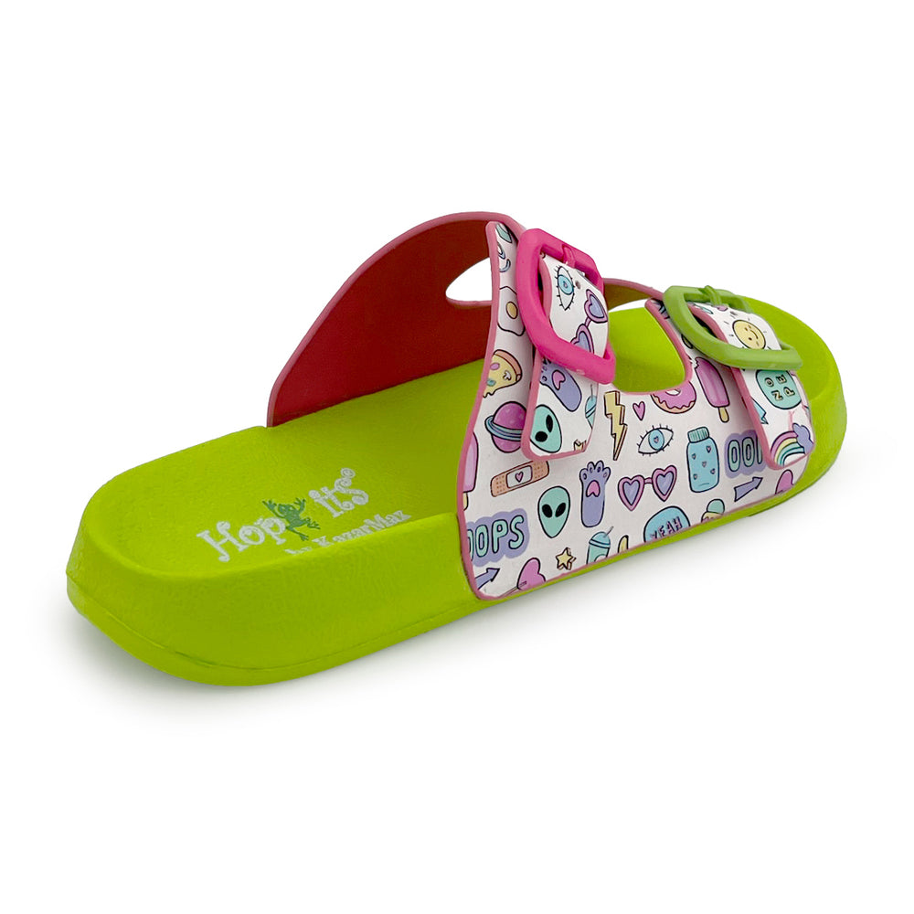 Splash-Steps Multi Pop-Art Printed Waterproof Sandal - Hopits