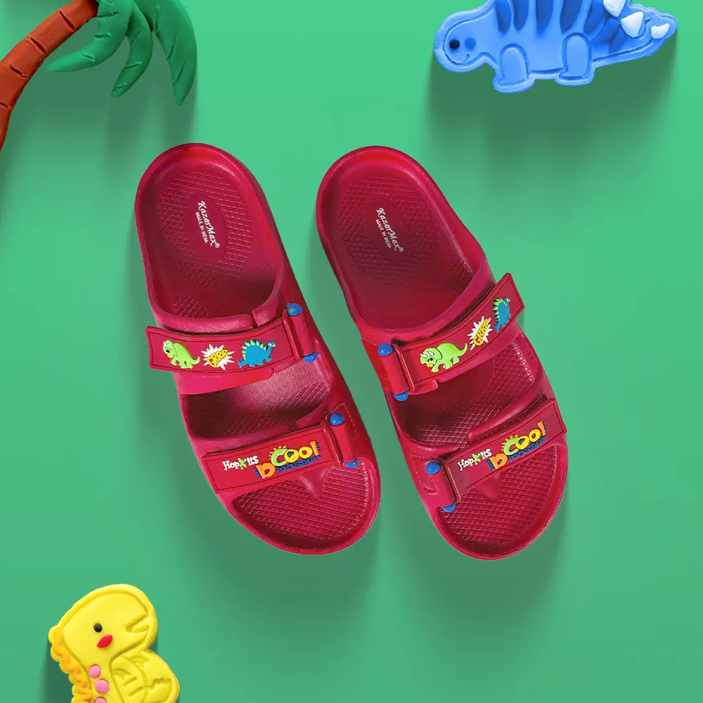 Evolve Boys Red Dino Waterproof Sandals