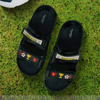 Evolve Boys Black Soccer Waterproof Sandals