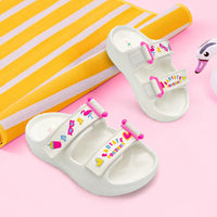 Evolve Girls White Waterproof Sandals
