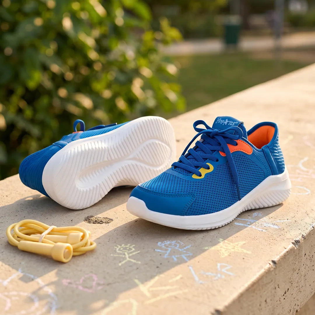 Easy-On Boys Royal Blue Sneakers - Hopits