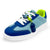 WonderWalk Skater Cap Modified Lace-Up & Hook Loop Closure Casual Sneakers Shoes-Navy Blue - Hopits
