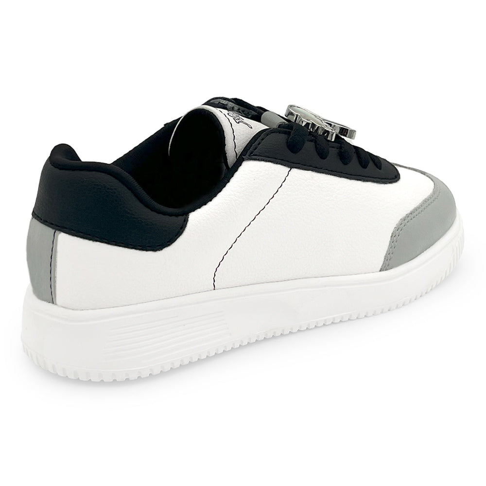 WonderWalk Rock Jam Modified Lace-Up & Hook Loop Closure Casual Sneakers Shoes-Grey - Hopits