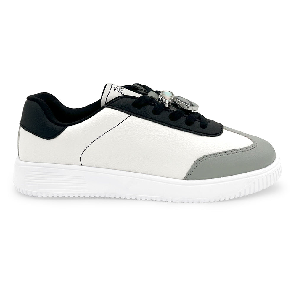 WonderWalk Rock Jam Modified Lace-Up & Hook Loop Closure Casual Sneakers Shoes-Grey - Hopits