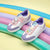 WonderWalk Unicorn Love Modified Lace-Up & Hook Loop Closure Casual Sneakers Shoes-Purple - Hopits