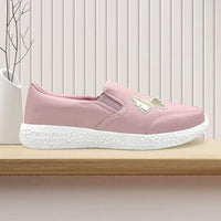 Explorer Girls Pink Butterfly Loafers
