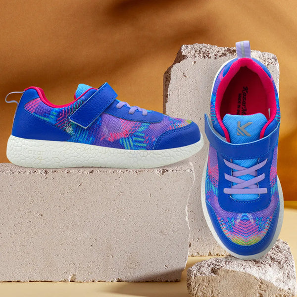 Surge Kids Blue Colour Splash Sneakers