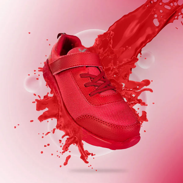 Surge Kids Red Monotone Sneakers