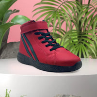 Rise Kids Red High-Top Sneakers