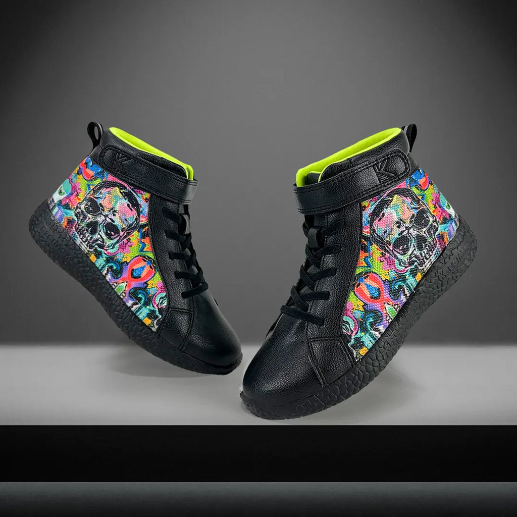Rise - Black Doom Graffiti Sneakers - Hopits