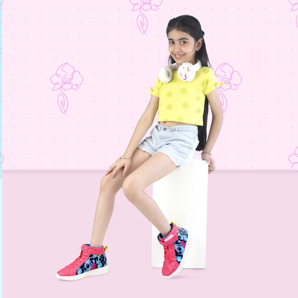 Rise - Dino-Roar High Top Sneakers - Hopits