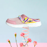 Summer Breeze Girls Peach Slip-On Mules
