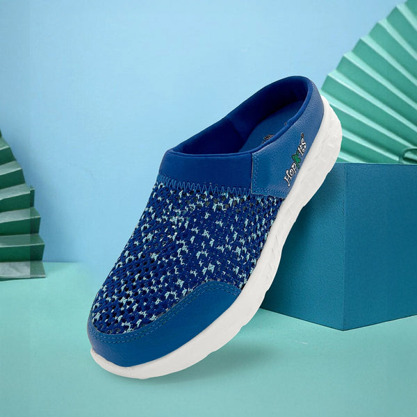 Summer Breeze Boys Blue Slip-On Mules