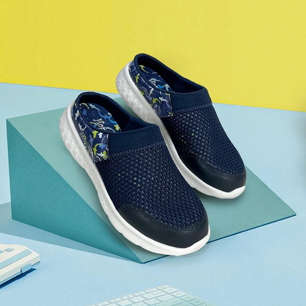 Summer Breeze Boys Navy Slip-On Mule