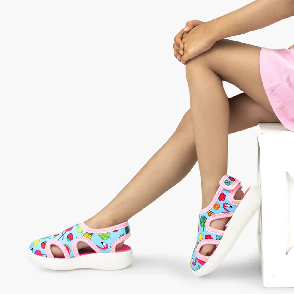 Trail - Flamingo Pop-Art Sandals - Hopits