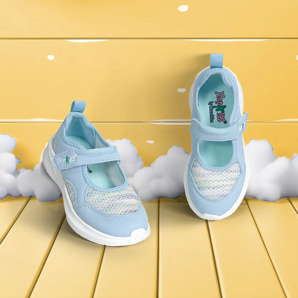 Mary Jane Girls Light Blue Sporty Ballerinas