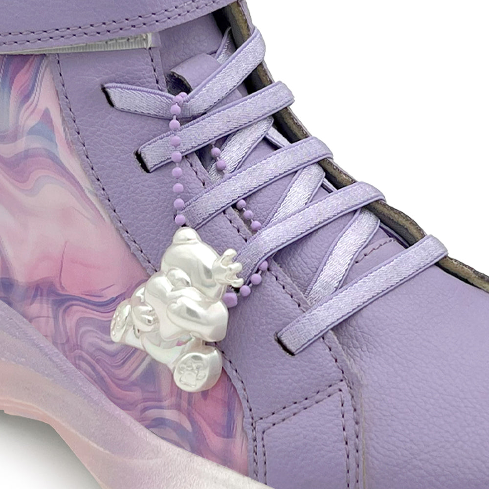 Rise-Purple Marble Pattern with Removable Charms - Hopits