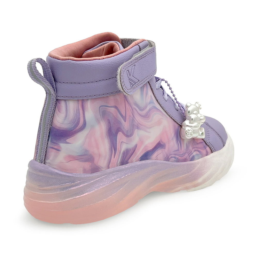 Rise-Purple Marble Pattern with Removable Charms - Hopits