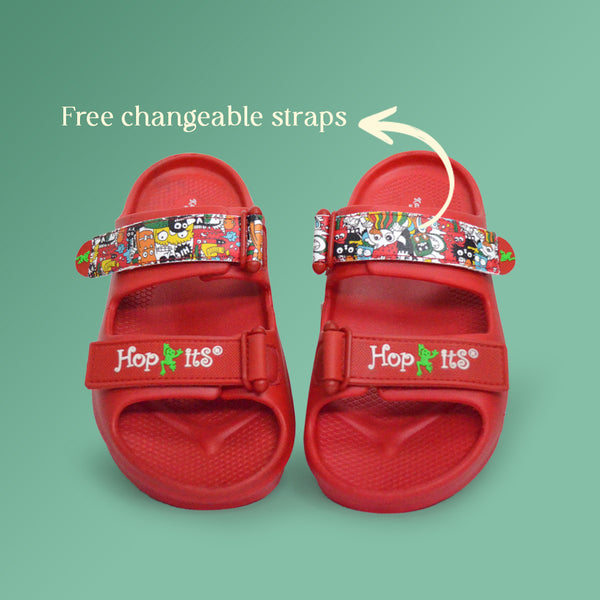 Evolve Kids Red Waterproof Sandals