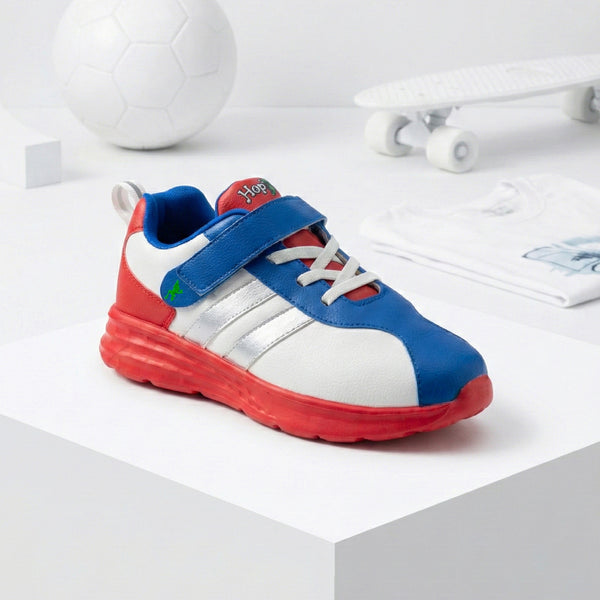 Surge - White Blue Sneakers