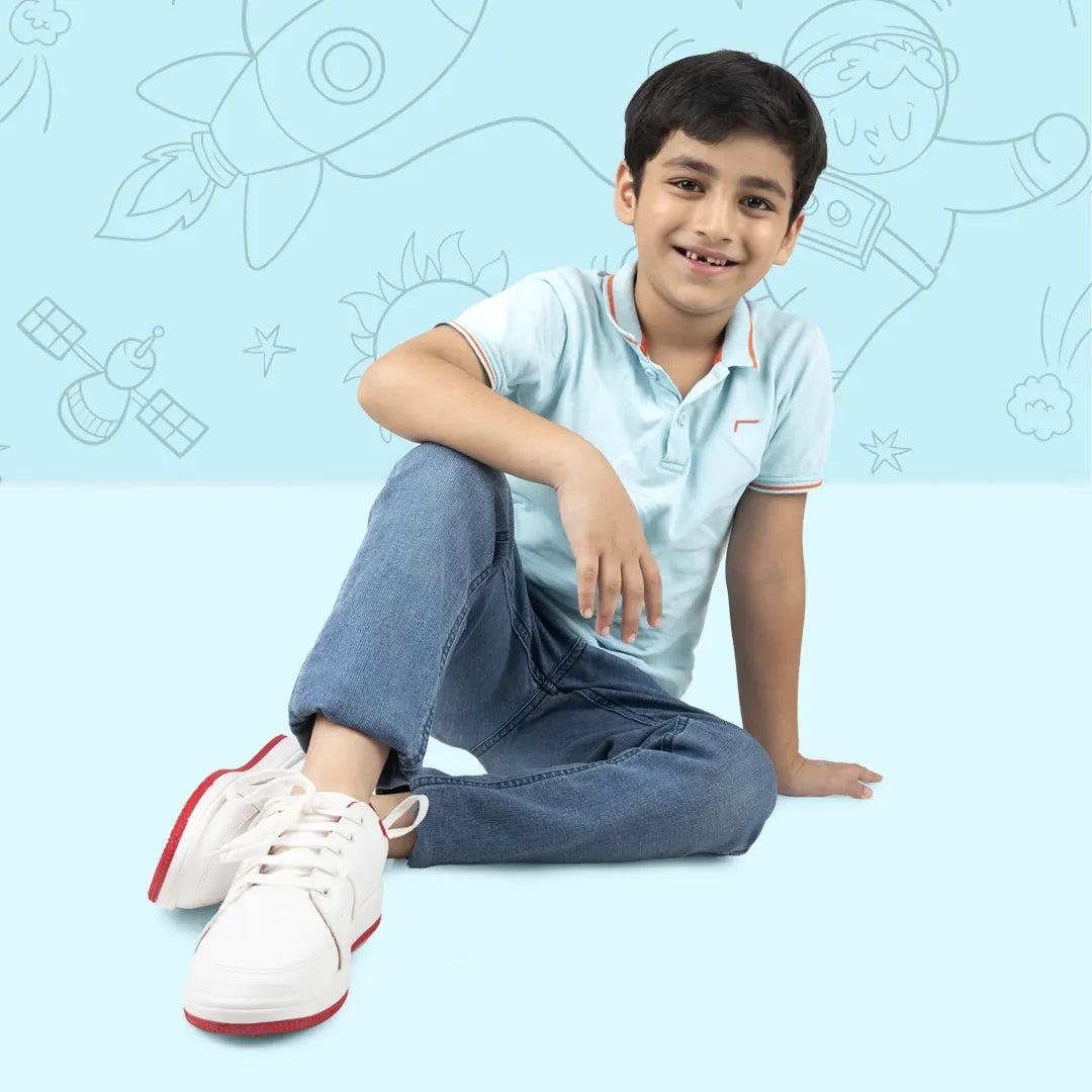 Aero kicks - Classic White Sneakers - Hopits
